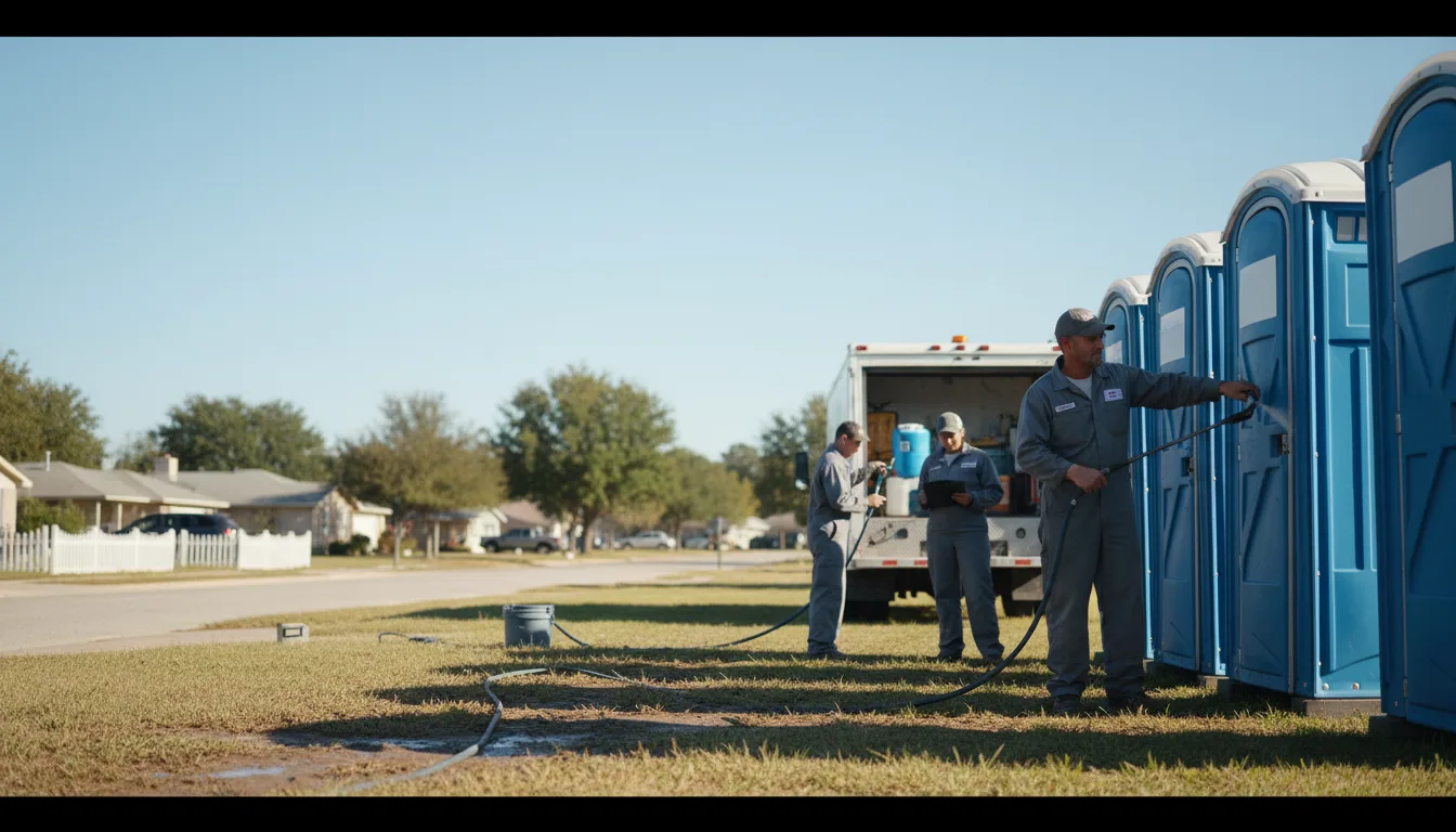 Long-Term Portable Toilet Rental in Jena, LA near me